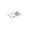 24-1/4" top-/undermount single-bowl bar sink