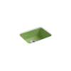 24-1/4" top-/undermount single-bowl bar sink