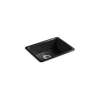 24-1/4" top-/undermount single-bowl bar sink