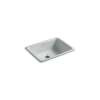 24-1/4" top-/undermount single-bowl bar sink
