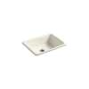 24-1/4" top-/undermount single-bowl bar sink