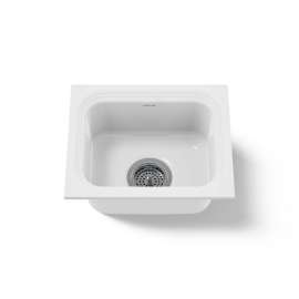 15" undermount single-bowl bar sink