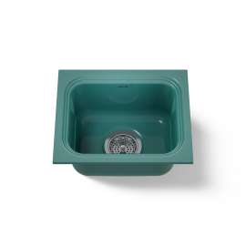 15" undermount single-bowl bar sink