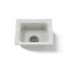 15" undermount single-bowl bar sink