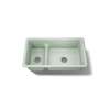 Smart Divide(R) 33" top-/undermount double-bowl kitchen sink