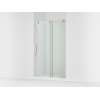 Sliding shower door, 78" H x 44-1/8 - 47-7/8" W, with 3/8" thick Crystal Clear glass