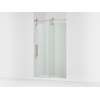 80-7/8" H sliding shower door with 3/8"-thick glass