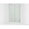81-5/8" H sliding shower door with 3/8"-thick glass