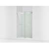 Sliding shower door, 74" H x 44-5/8 - 47-5/8" W, with 1/4" thick Crystal Clear glass