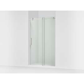 Sliding shower door, 78" H x 44-5/8 - 47-7/8" W, with 3/8" thick Crystal Clear glass