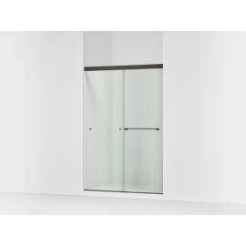 Sliding shower door, 70" H x 44-5/8 - 47-5/8" W, with 1/4" thick Crystal Clear glass