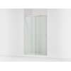 Sliding shower door, 76" H x 44-5/8 - 47-5/8" W, with 5/16" thick Crystal Clear glass