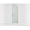 Pivot shower door, 74" H x 27-5/16 - 31-1/8" W, with 5/16" thick Crystal Clear glass