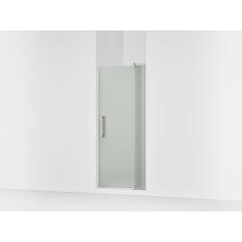 Pivot shower door, 70" H x 31-1/8 - 36" W, with 1/4" thick Frosted glass