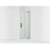 Pivot shower door, 74" H x 31-1/8 - 36" W, with 5/16" thick Crystal Clear glass