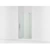Pivot shower door, 70" H x 35-1/8 - 40" W, with 5/16" thick Crystal Clear glass