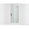 Pivot shower door, 74" H x 35-1/8 - 40" W, with 5/16" thick Crystal Clear glass