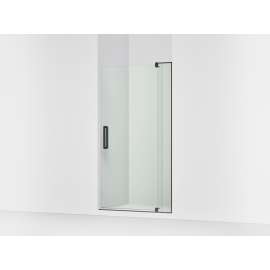Pivot shower door, 74" H x 35-1/8 - 40" W, with 5/16" thick Crystal Clear glass