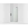 Pivot shower door, 70" H x 39-1/8 - 44" W, with 5/16" thick Crystal Clear glass