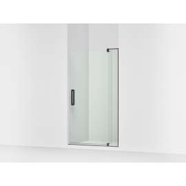 Pivot shower door, 70" H x 39-1/8 - 44" W, with 5/16" thick Crystal Clear glass