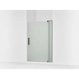 Pivot shower door, 70" H x 43-1/8 - 48" W, with 5/16" thick Frosted glass