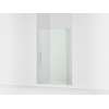 70" H pivot shower door with 5/16"-thick glass