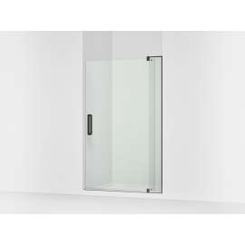 Pivot shower door, 74" H x 43-1/8 - 48" W, with 5/16" thick Crystal Clear glass
