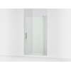 Pivot shower door, 74" H x 43-1/8 - 48" W, with 5/16" thick Crystal Clear glass