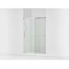Sliding shower door, 70-1/2" H x 44-1/4 - 47-5/8" W, with 1/4" thick Crystal Clear glass