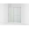 Sliding shower door, 75-1/2" H x 68-1/4 - 71-5/8" W, with heavy 5/16" thick Crystal Clear glass