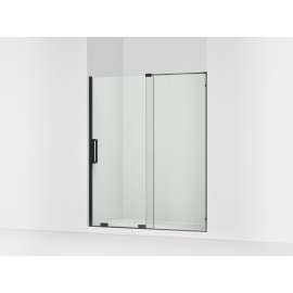 Sliding shower door, 71-3/4" H x 55-3/4 - 59-3/4" W, with 5/16" thick Crystal Clear glass