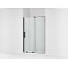 Sliding shower door, 71-3/4" H x 43-3/4 - 47-3/4" W, with 5/16" thick Crystal Clear glass