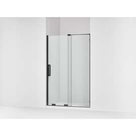 Sliding shower door, 71-3/4" H x 43-3/4 - 47-3/4" W, with 5/16" thick Crystal Clear glass