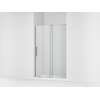Sliding shower door, 71-3/4" H x 43-3/4 - 47-3/4" W, with 5/16" thick Crystal Clear glass