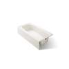 60" x 30-1/4" alcove bath, right drain