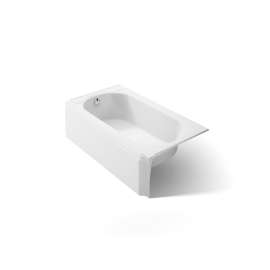 60" x 33-3/4" alcove bath, left drain
