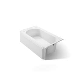 60" x 33-3/4" alcove bath, right drain