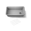 33-1/2" undermount single-bowl kitchen sink