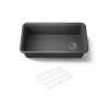 33-1/2" undermount single-bowl kitchen sink