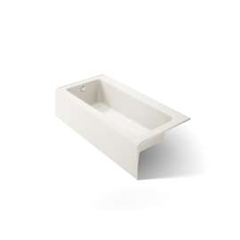 66" x 32" alcove bath, left drain
