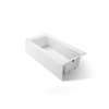 66" x 32" alcove bath, right drain