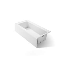 66" x 32" alcove bath, right drain