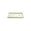 48" x 32" alcove shower base, right drain