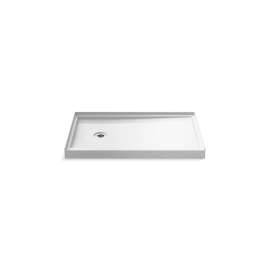 48" x 32" alcove shower base, left drain