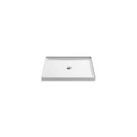 36" x 34" alcove shower base, center drain