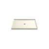 48" x 42" alcove shower base, center drain