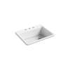 27" top-mount single-bowl kitchen sink