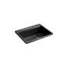 27" top-mount single-bowl kitchen sink