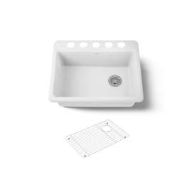 27" undermount single-bowl kitchen sink