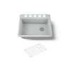 27" undermount single-bowl kitchen sink